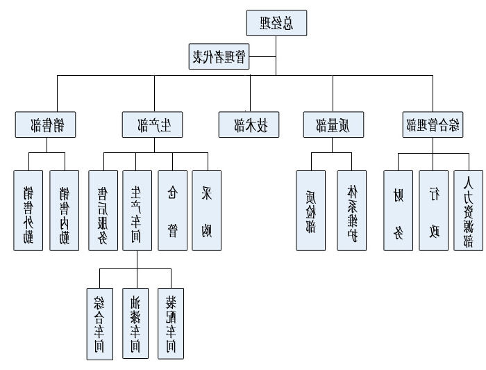 公司内部组织架构图