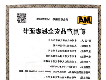 瓦斯阀煤安证_FBG500